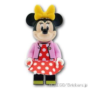 レゴ ディズニー ミニフィグ ミニー・マウス - ポルカドットドレス |LEGOの人形