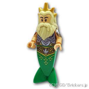レゴ ディズニー ミニフィグ トリトン王 - リトル・マーメイド(実写版) |LEGOの人形