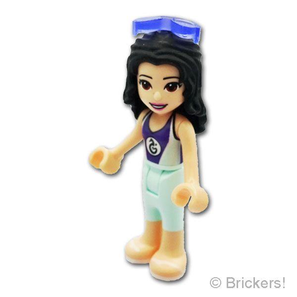 レゴ フレンズ ミニフィグ フレンズ エマ - ウェットスーツ |LEGOの人形