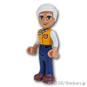 レゴ フレンズ ミニフィグ フレンズ アイザック - スーパーのユニフォーム |LEGOの人形