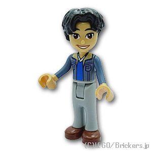 レゴ フレンズ ミニフィグ フレンズ ニコ - サンドブルージャケット |LEGOの人形｜brickers