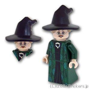 レゴ ハリー・ポッター ミニフィグ ミネルバ・マクゴナガル教授 |LEGOの人形