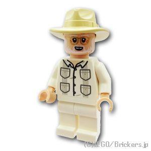 レゴ ジュラシック・ワールド ミニフィグ ジョン・ハモンド - ジュラシック・ワールド |LEGOの...