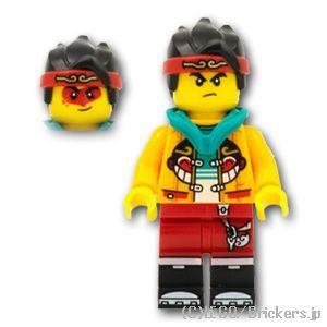 レゴ モンキーキッド ミニフィグ モンキー・キッド - キリリ顔と覚醒顔 【MK028】 |LEGO...