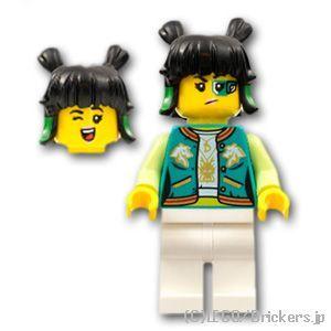 レゴ モンキーキッド ミニフィグ メイ - レザージャケット |LEGOの人形