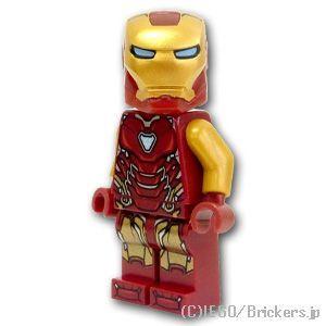 レゴ スーパー・ヒーローズ ミニフィグ アイアンマン(パールゴールドアーム) |LEGOの人形