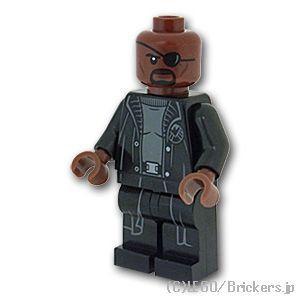 レゴ スーパー・ヒーローズ ミニフィグ ニック・フューリー - アイアンマン |LEGOの人形