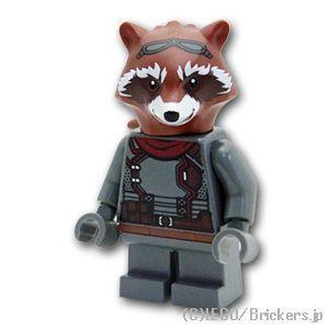 レゴ スーパー・ヒーローズ ミニフィグ ロケット・ラクーン |LEGOの人形