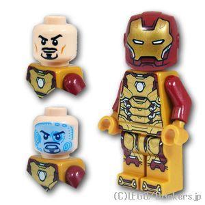 レゴ スーパー・ヒーローズ ミニフィグ アイアンマン Mk42 - アイアンマン3 |LEGOの人形