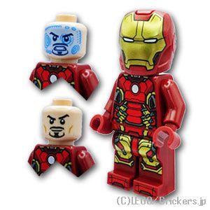 レゴ スーパー・ヒーローズ ミニフィグ アイアンマン - マーク 43 |LEGOの人形