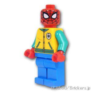 レゴ スーパー・ヒーローズ ミニフィグ スパイダーマン - スタジャン |LEGOの人形