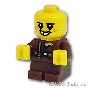 レゴ ニンジャゴー ミニフィグ 赤ちゃん - 歯欠けの悪い顔 |LEGOの人形