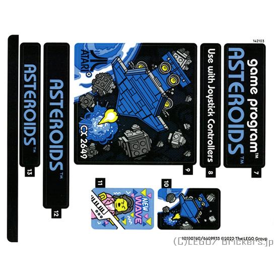 レゴ シール ばら売り #10306stk02 ステッカー - アタリ シート2 #10306(10...