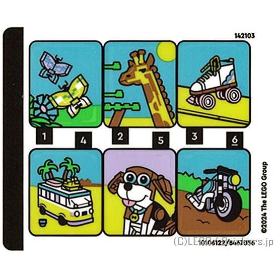 レゴ シール ばら売り #31147stk01 ステッカー - クリエイター レトロなカメラ #31...