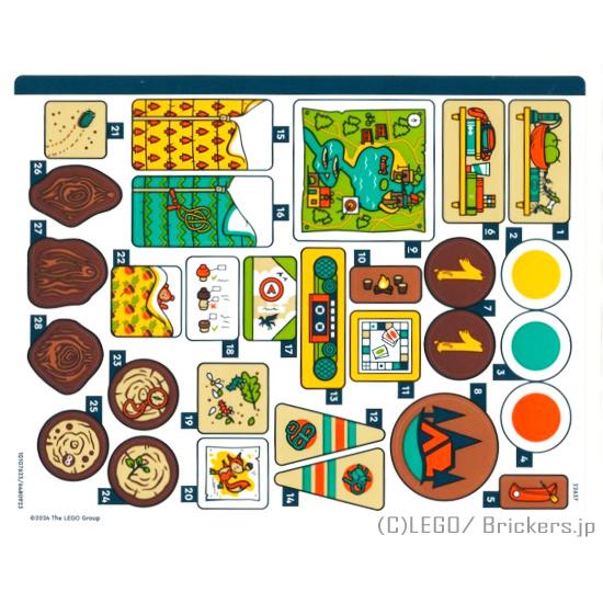 レゴ シール ばら売り #42631stk01 ステッカー フレンズ ＃42631(10107623...