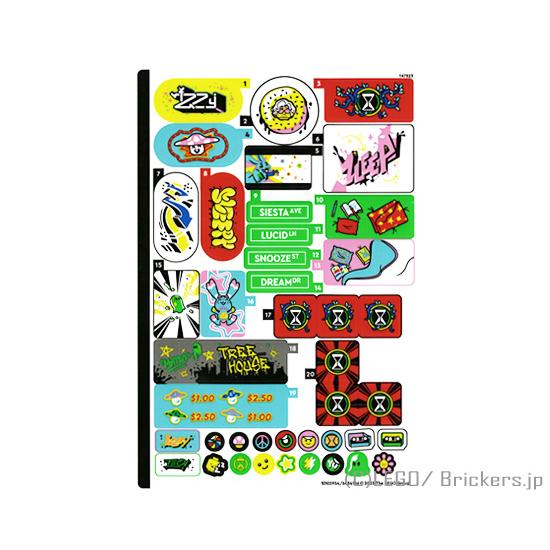 レゴ シール ばら売り #71461stk01 ステッカー - ドリームズ# 71461(10102...