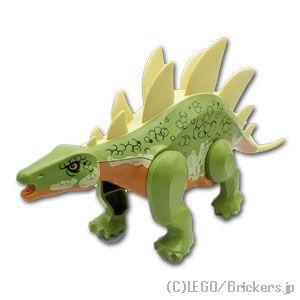 レゴ パーツ ばら売り #stego03 恐竜 - ステゴサウルス：ミディアムヌガー | LEGOの...