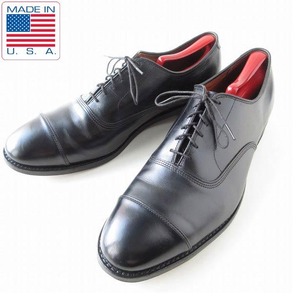 美品 USA製 アレンエドモンズ McAllister ウィングチップ シューズ 黒 28cm シュ...