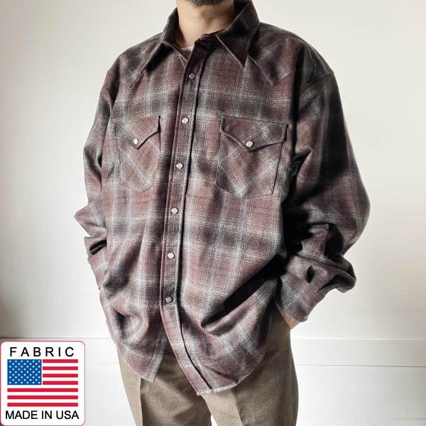 新品 PENDLETON チェック柄 ウール ウエスタン シャツ XXL アメリカ製生地 ペンドルト...