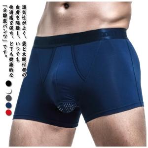 蒸れない 分離型パンツ 竿付き 男性下着 パン...の詳細画像5