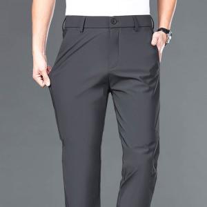 メンズ 通年 スーツパンツ ストレッチ ボトム...の詳細画像4