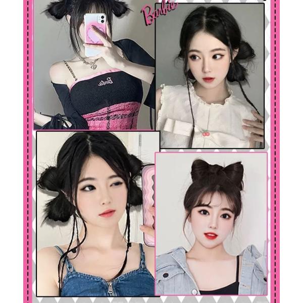 ウィッグ リボン つけ毛 ポイントウィッグ プチリボン りぼん 盛りウイッグ 部分ウィッグ リボンウ...