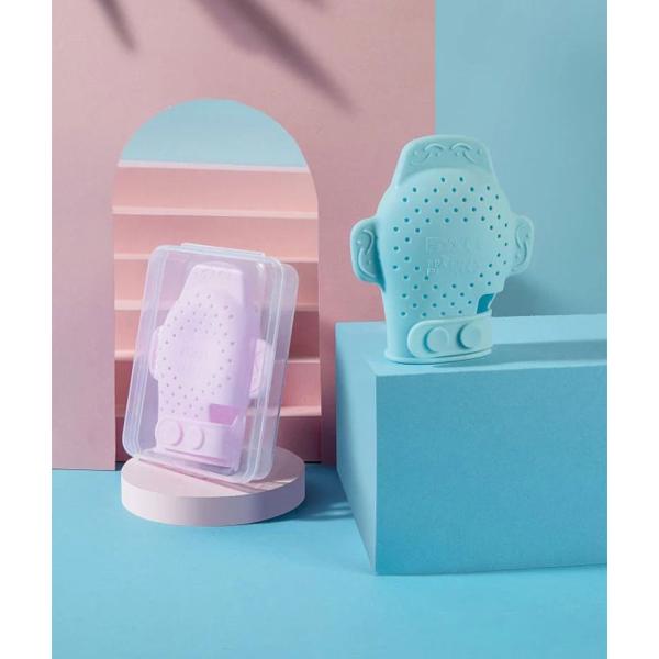 送料無料 手にはめる歯がため 手袋 グロップ 歯がため シリコン 食品グレード おもちゃ 歯固め 安...