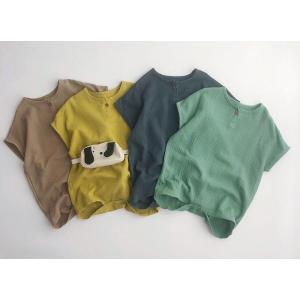 送料無料 ベビーロンパース サロペット インナー ロンパース 70-100cm 女の子 男の子 オシ...