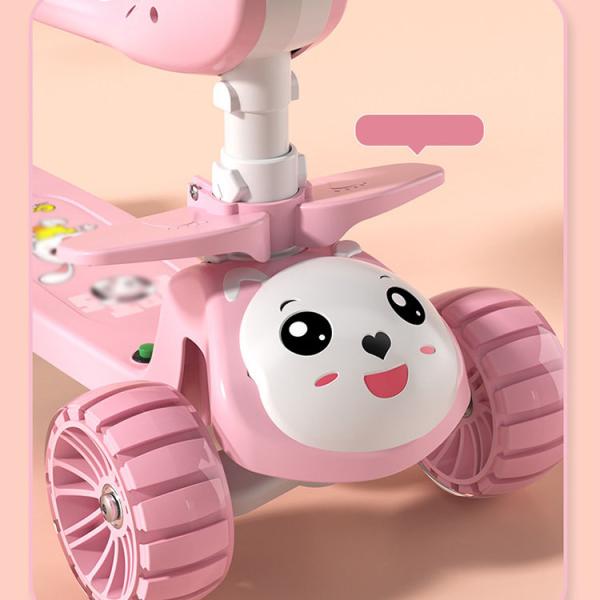 送料無料 キックボード キックスクーター 子供用 キックスケーター 3輪 キッズ 光るタイヤ LED...