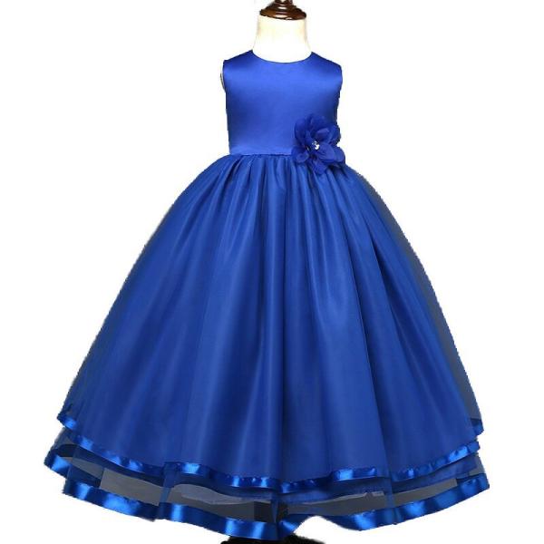ノースリーブコンクール衣装ピアノ発表会ジュニア結婚式キッズフォーマルドレス