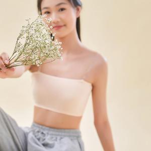 チューブトップ カップ付き ストラップレス ダ...の詳細画像4
