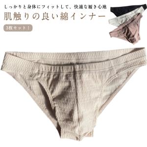 ブリーフ メンズビキニ コットン 立体縫製 ビキ...の商品画像