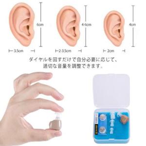 集音器 耳穴式 片耳用 高齢者 音声拡聴器 両...の詳細画像3