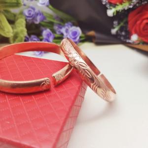 アクセサリー 純銅 バングル 純銅 健康 レデ...の詳細画像1