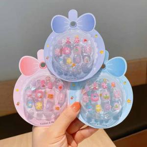 貼るだけ ネイルチップ 子供用 キッズ 粘着テ...の詳細画像1
