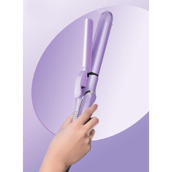 ヘアアイロン 2way カール ストレート 32mm セラミック プレート ギフト 360度回転コー...