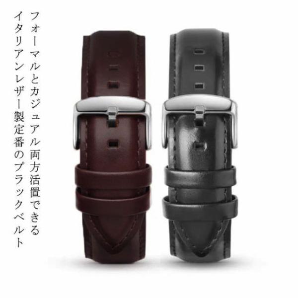 腕時計 スマートウォッチ ウォッチ 交換ベルト/バンド/ストラップ 腕時計 高品質PU 18mm 2...