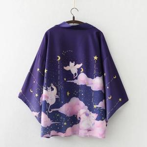 春夏 和式パーカー 和柄 カーディガン 浴衣 ...の詳細画像1
