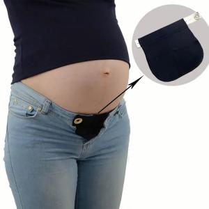 2枚入 妊婦 ジーンズ ウエストサイズ調整可能...の詳細画像1