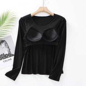 パット付 パット付長袖Tシャツ 長袖Tシャツ ...の詳細画像1