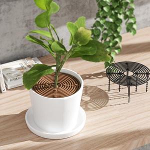 5枚セット 植木鉢グリッド 土壌グリッドカバー...の詳細画像1
