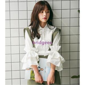 襟が可愛いブラウス 個性的 ファッション の商品一覧 通販 Yahoo ショッピング