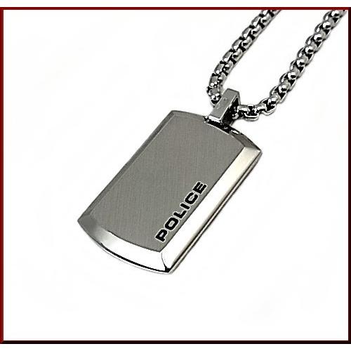 POLICE / accessory ポリスアクセ PURITY ミニプレートタグトップ ステンレス...