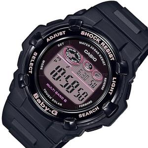 CASIO Baby-G カシオ ベビーG ソーラー電波腕時計 レディース ブラック 国内正規品 BGR-3000UCB-1JF｜bright-bright