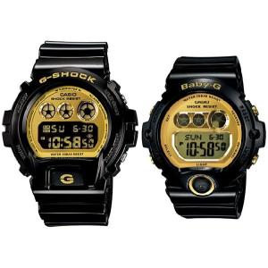 CASIO G-SHOCK Baby-G カシオ Gショック /ベビーG ペアウォッチ 腕時計 ブラック/ゴールド DW-6900CB-1JF/BG-6901-1JF 国内正規品