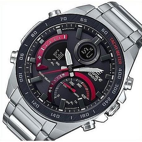 CASIO EDIFICE カシオ エディフィス ソーラー腕時計 クロノグラフ メンズ スマートフォ...