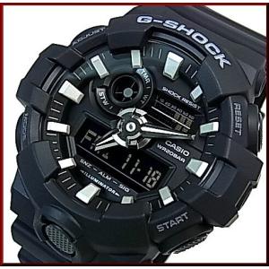 CASIO G-SHOCK カシオ Gショック アナデジモデル メンズ腕時計 ブラック 海外モデル GA-700-1B