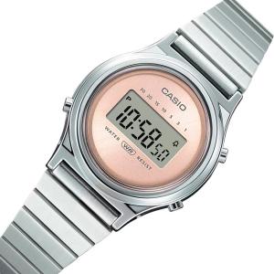 CASIO Standard カシオ スタンダード レディース腕時計 デジタルモデル メタルベルト ピンク 海外モデル LA700WE-4A｜bright-bright