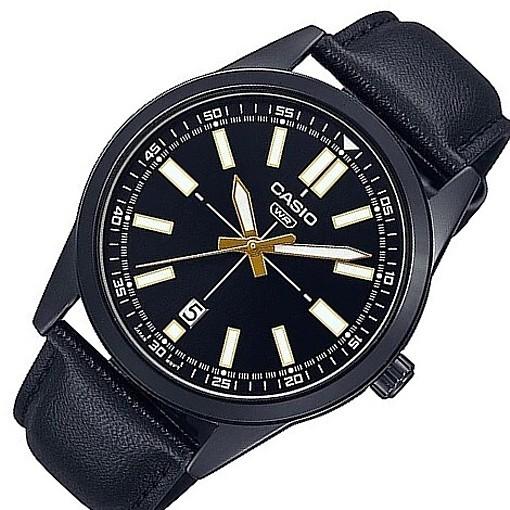 CASIO Standard カシオ スタンダード メンズ腕時計 ブラックケース ブラック文字盤 ブ...
