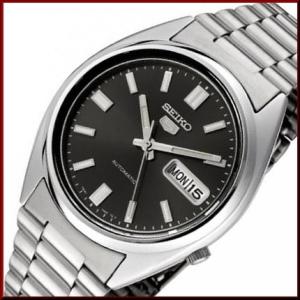 SEIKO５ セイコー5 / セイコーファイブ 自動巻 メンズ腕時計 メタルベルト ガンメタ文字盤 海外モデル SNXS79K